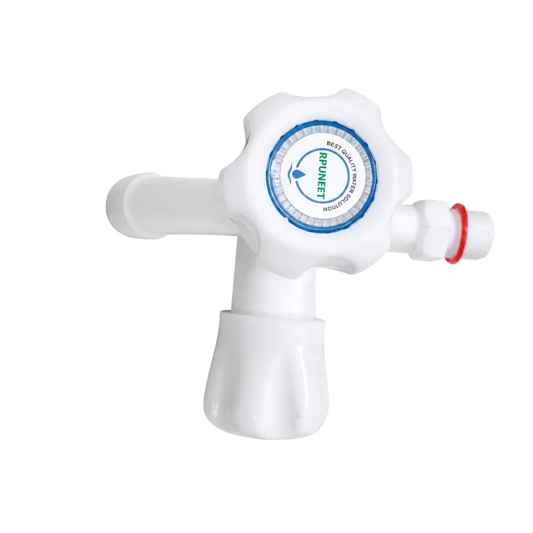 Handle view of RPUNEET 2 in 1 bib cock faucet