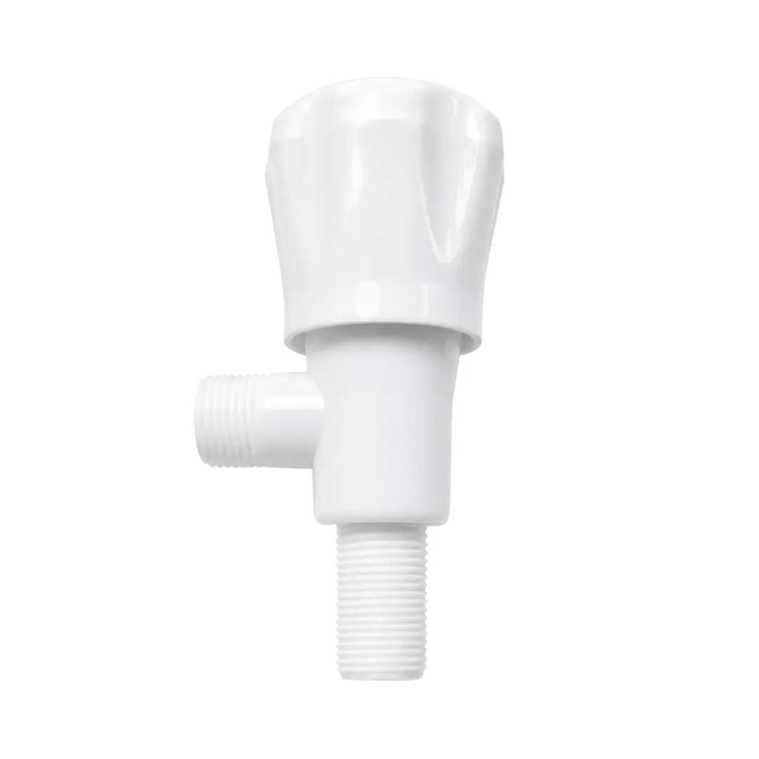 Front view of RPUNEET plastic angle valve