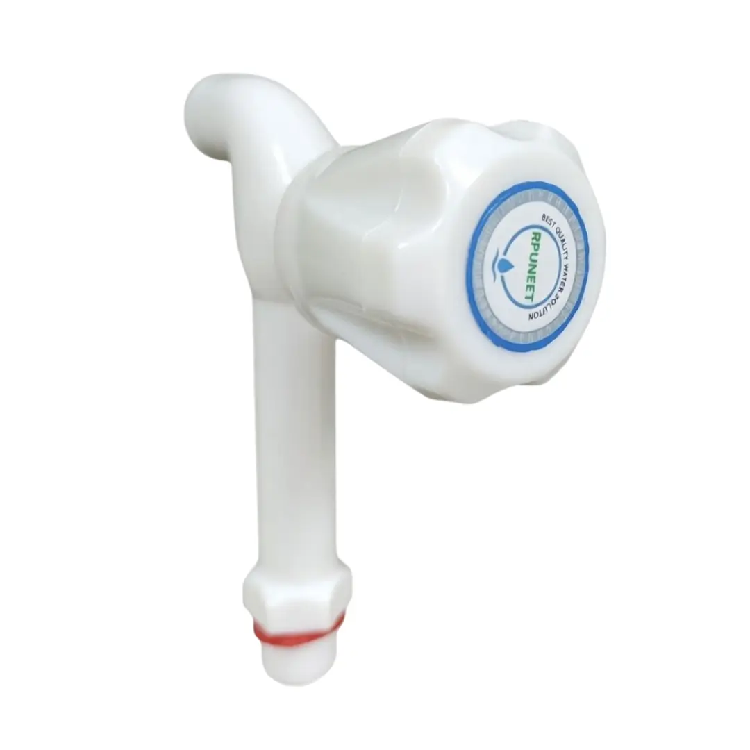 Top angle view of RPUNEET plastic long body tap