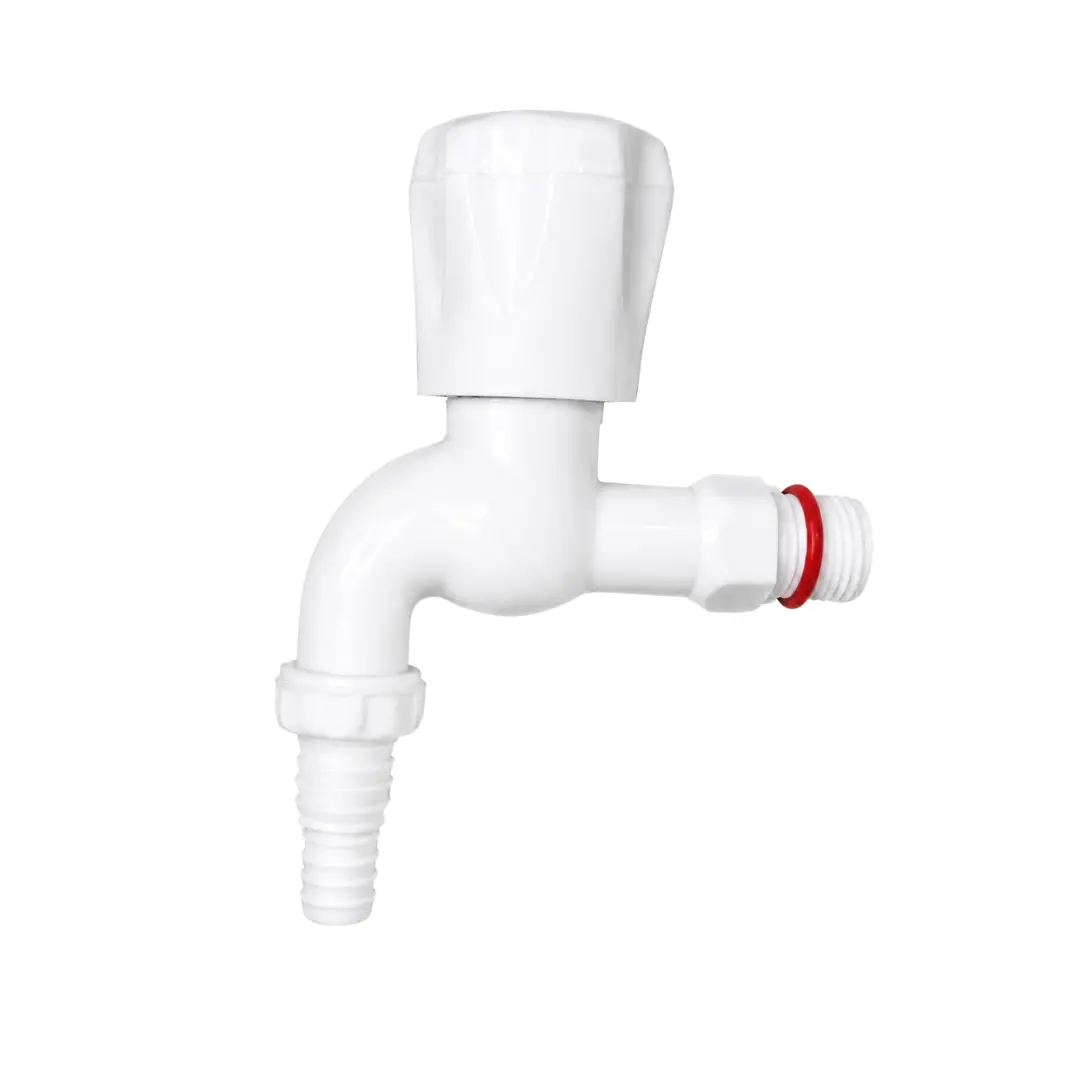 Angle view of RPUNEET foam flow plastic tap