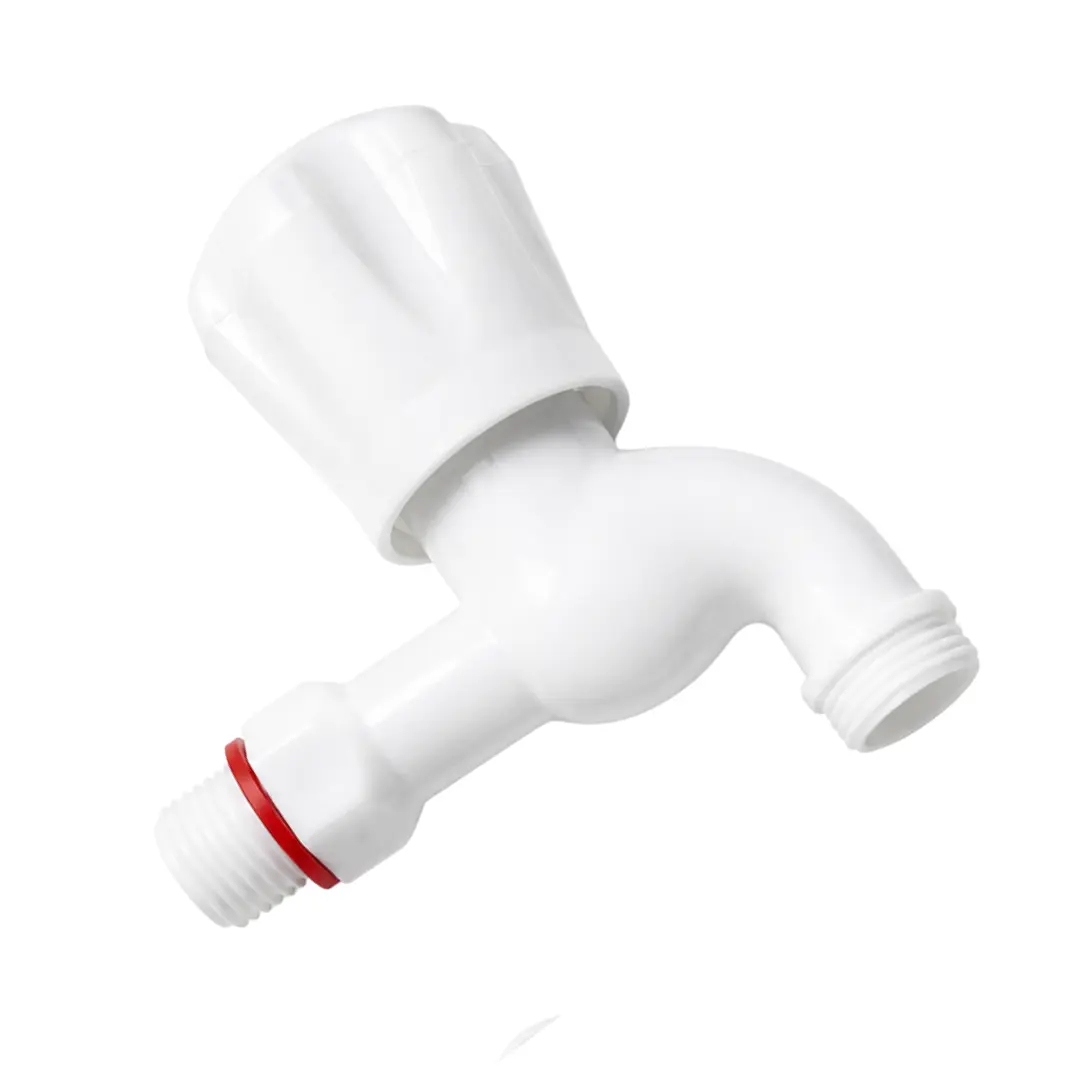Side view of RPUNEET plastic short bib cock