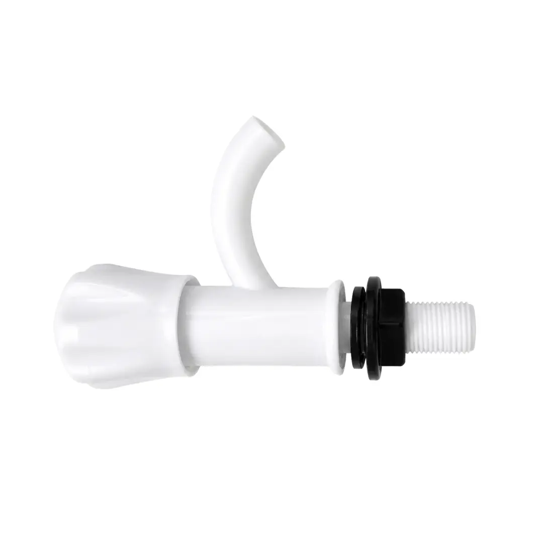 Horizontal view of RPUNEET premium plastic pillar cock tap